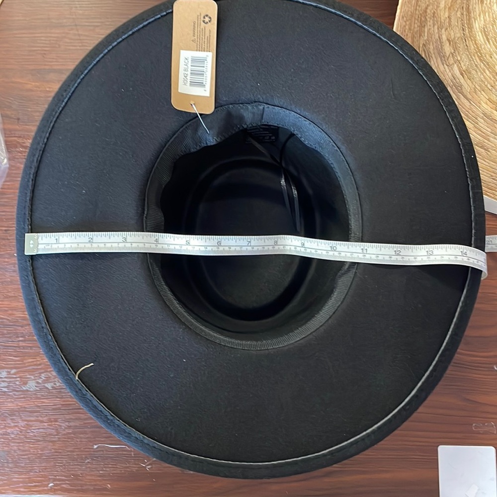 Black bolero Fedora wide brim - Picture 7 of 15